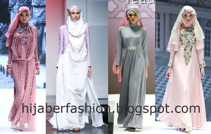 CARA PAKAI HIJAB JILBAB: Inspirasi Hijab Untuk Lebaran Dari Designer Terkenal