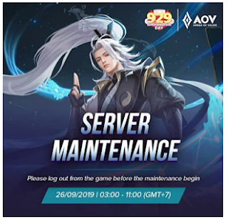 Maintenance AOV 2019 untuk mempermudah komunikasi antar pemain