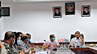 Rapat Koordinasi Dengan BBPJN II Medan, Bupati Karo Minta Prioritaskan Longsor Medan - Berastagi