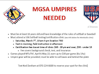 Umpires Needed
