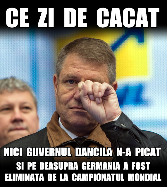 A fost o zi cu ghinion pentru Klaus Iohannis