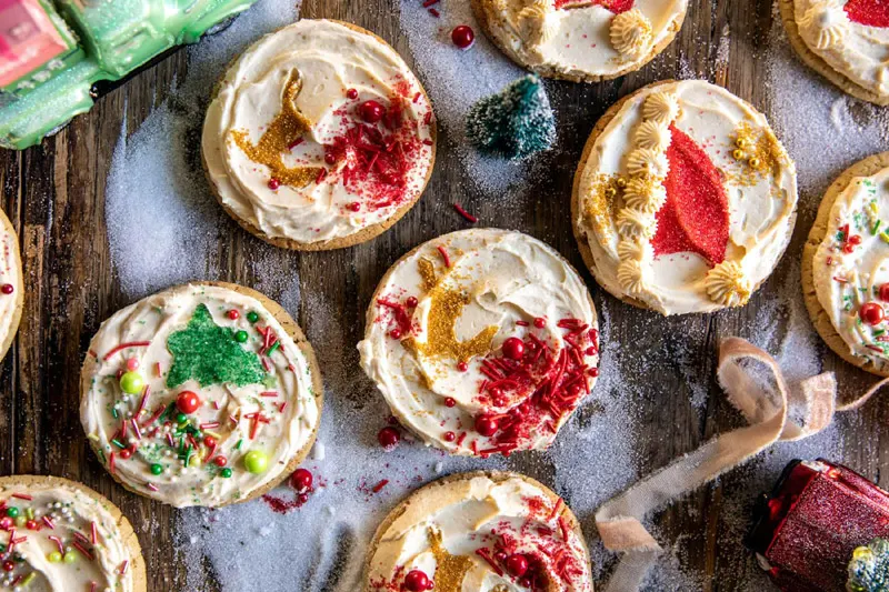 Easy Slice 'n' Bake Vanilla Almond Sugar Cookies