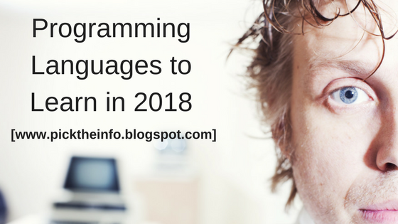 Top 5 Programming Languages to Learn in 2018