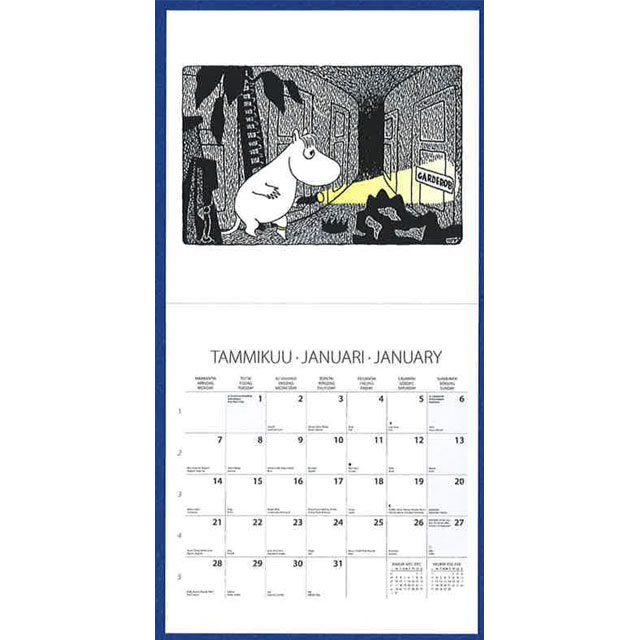 Hoshiikamo Times Scandinavian Stories ムーミン プティンキ 13年カレンダー 13 Moomin Putinki Calendar