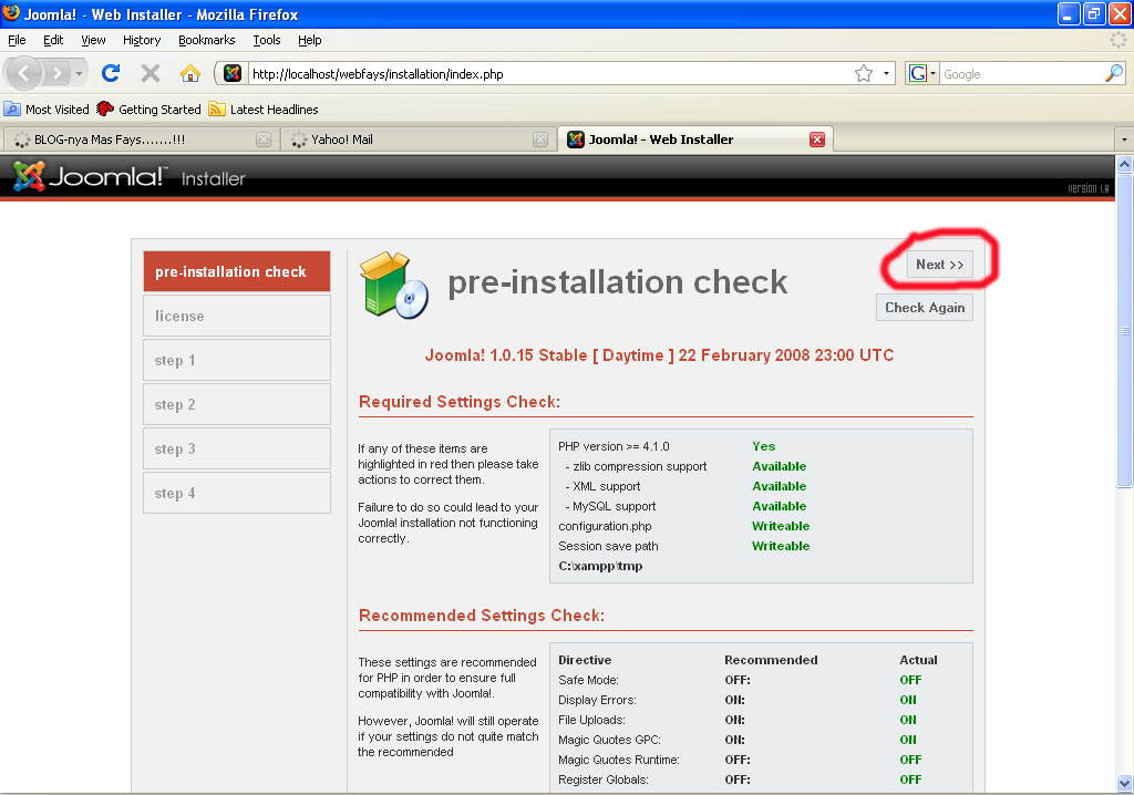 Cara Install Joomla di Windows Komputer Anda  ABANG YULI