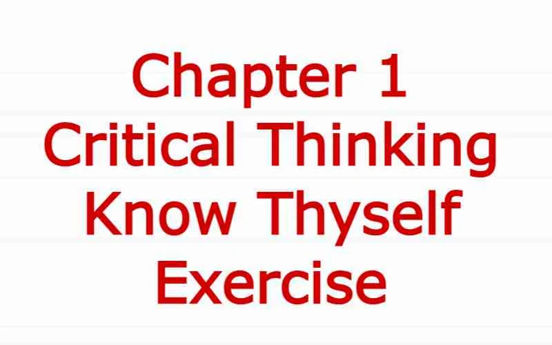 Class 12 English Chapter 1 | Know Thyself | Exercise and grammar PDF