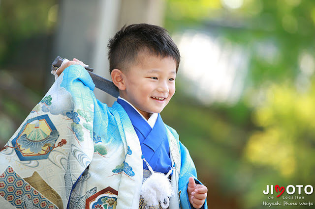 豊国神社で七五三出張撮影