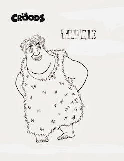 Desenhos de Os Croods para Colorir