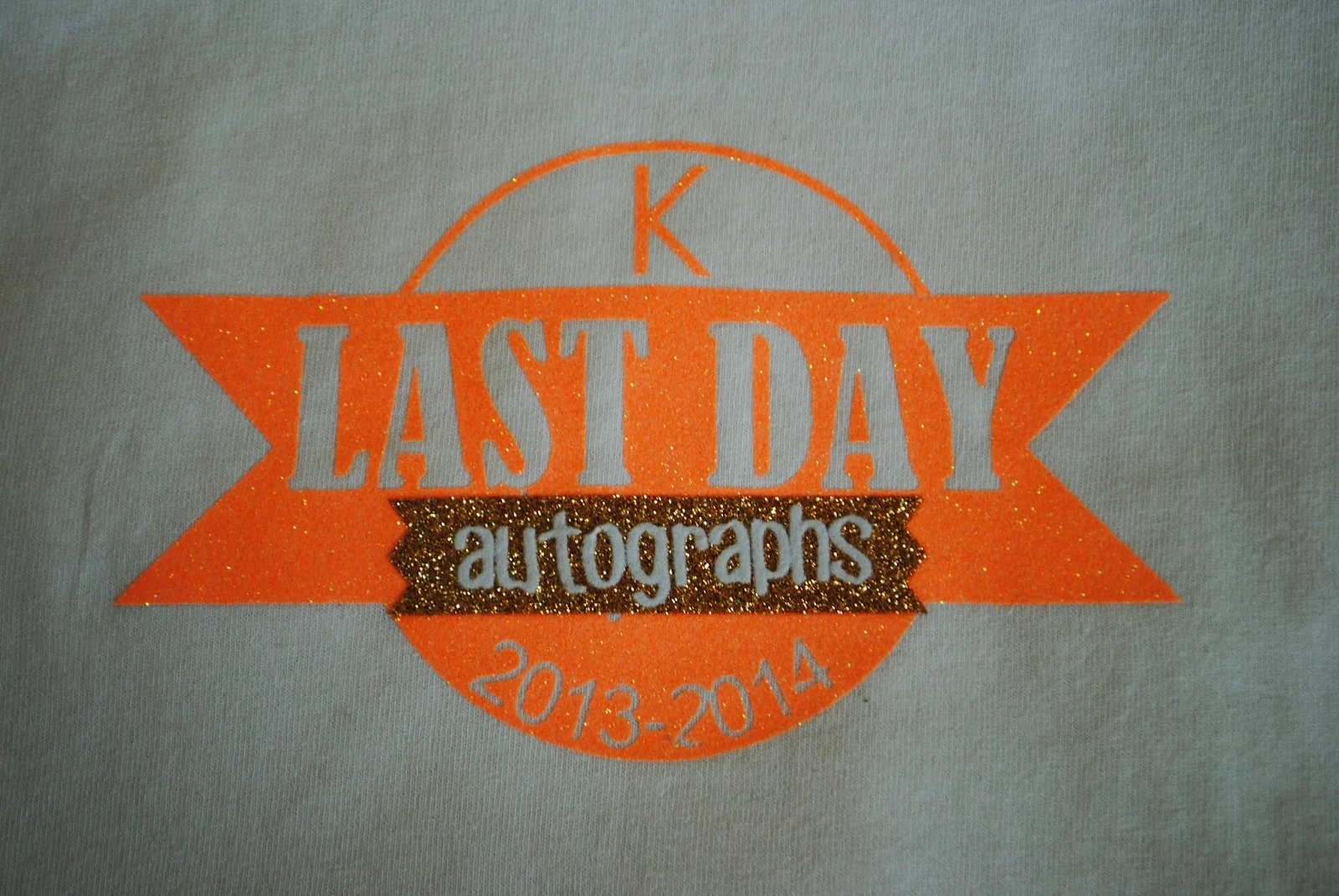 Shirt, autograph, last day of school, free, Silhouette Studio, cut file