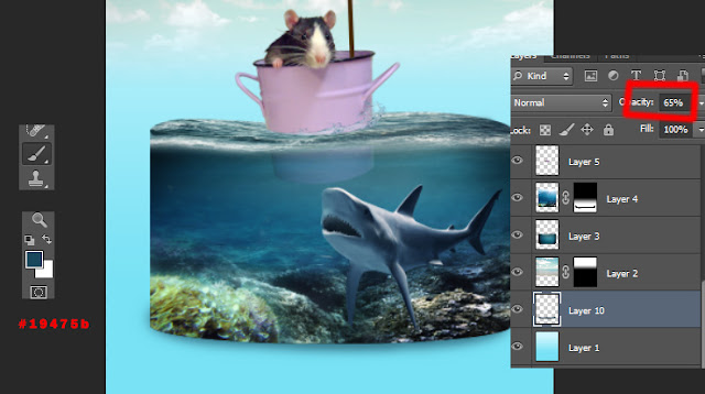 manipulasi photoshop, underwater tutorial, efek photoshop