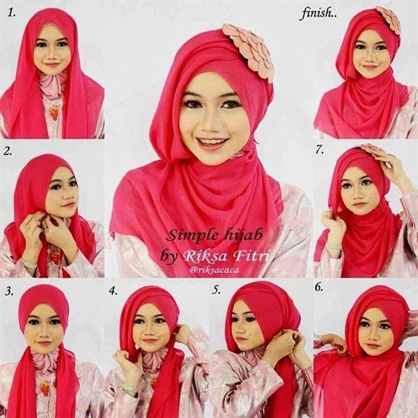 tutorial hijab segi empat untuk wisuda terbaru