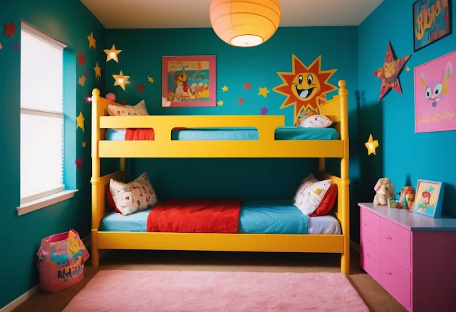 Decorate Bunk Bed for a Fun Kids' Room