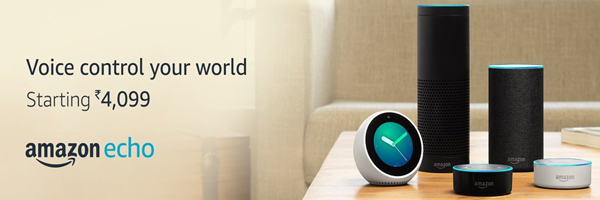 Buy Amazon Echo starts from Rs.4099