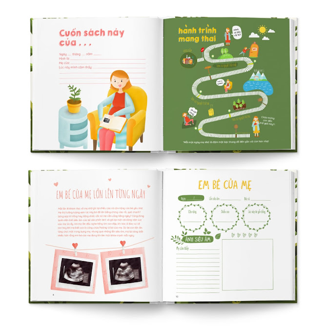[A116] Book box sách thai giáo - Giúp Mẹ Bầu đánh bay stress