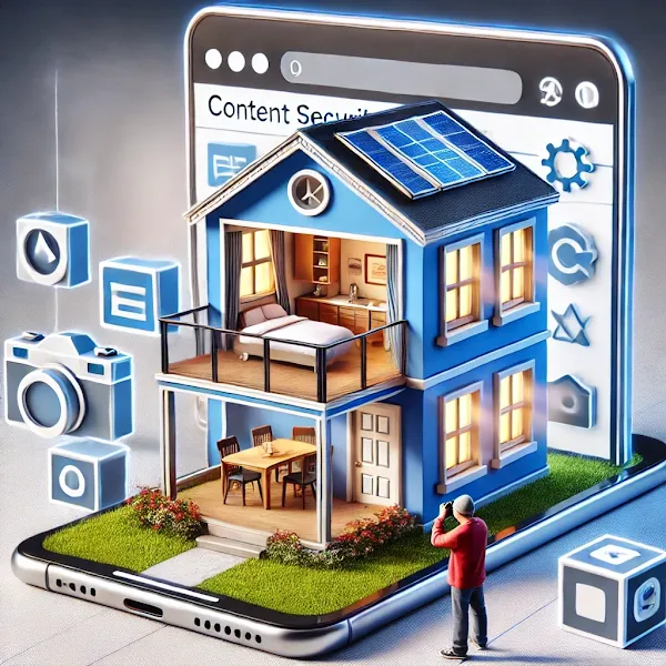 Full size screenshot with iframe analogy