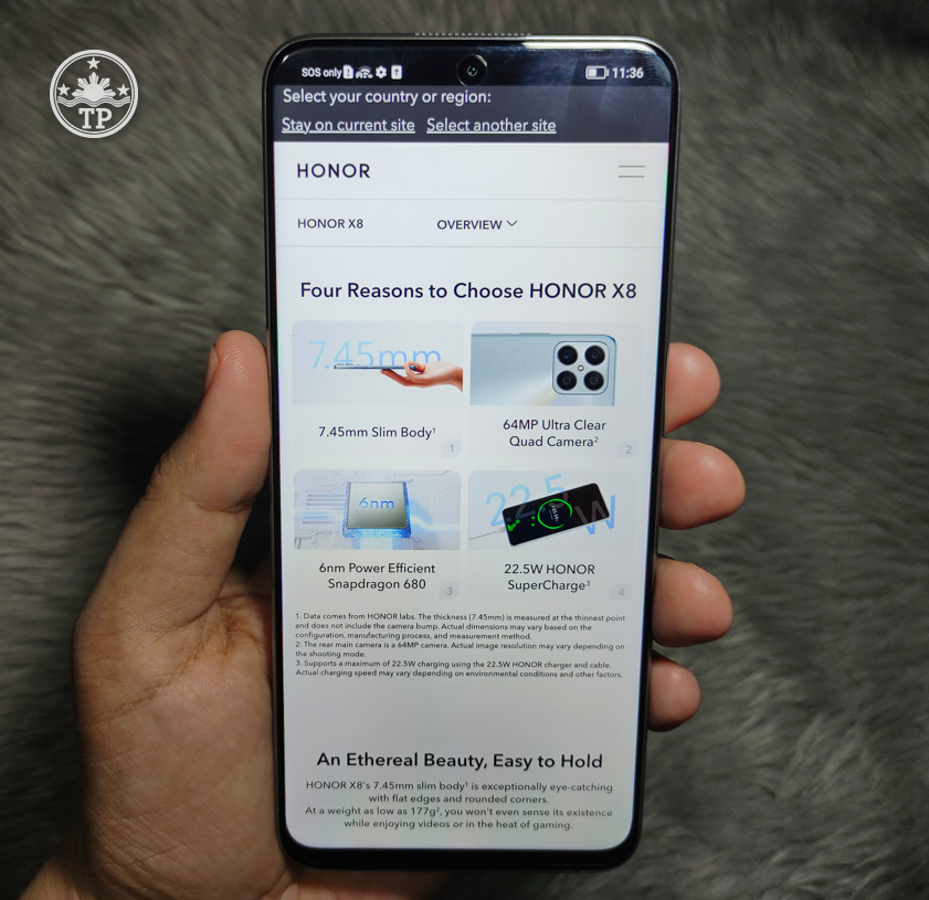 Honor X8 Philippines, Honor X8