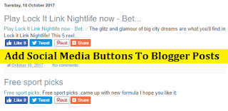  welcome to the  Social tutorial today I volition demo y'all how to add together social media bu How to Add Social Media Buttons to Blogger Posts