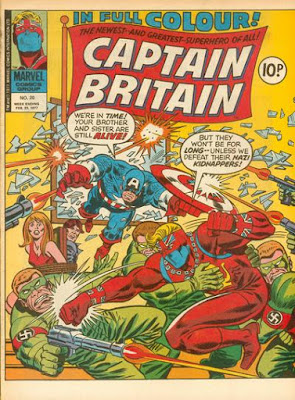 Marvel UK, Captain Britain #20, Captain America