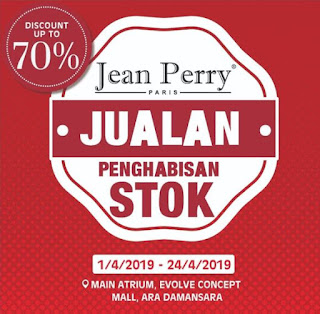 Jean Perry Clearance Sale at Evolve Concept Mall (1 April - 24 April 2019)