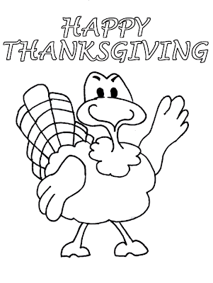 Free thanksgiving coloring page