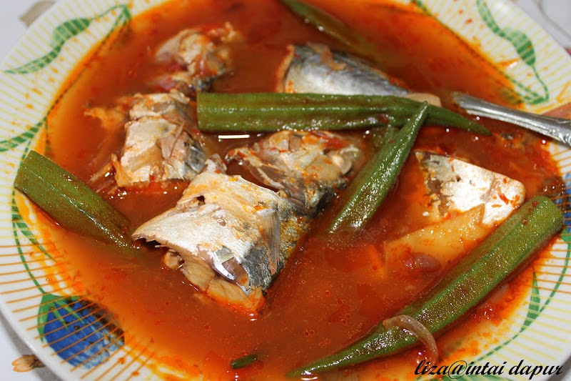 INTAI DAPUR: Asam Pedas Ikan Kembung.