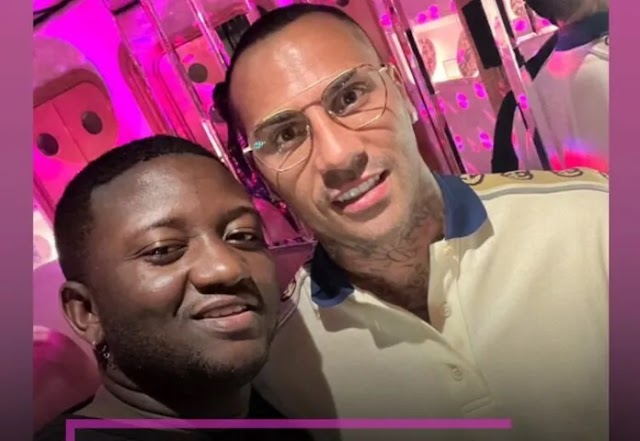 DJ Habias partilha momentos com internacional português Ricardo Quaresma
