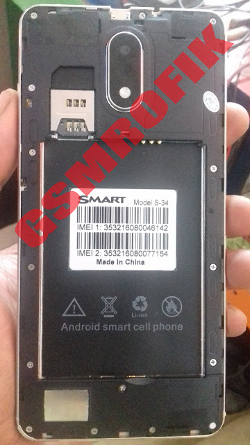SMART S-34 (Update)MT6580 7.0 Flash File 1000% Tested Read CM2 