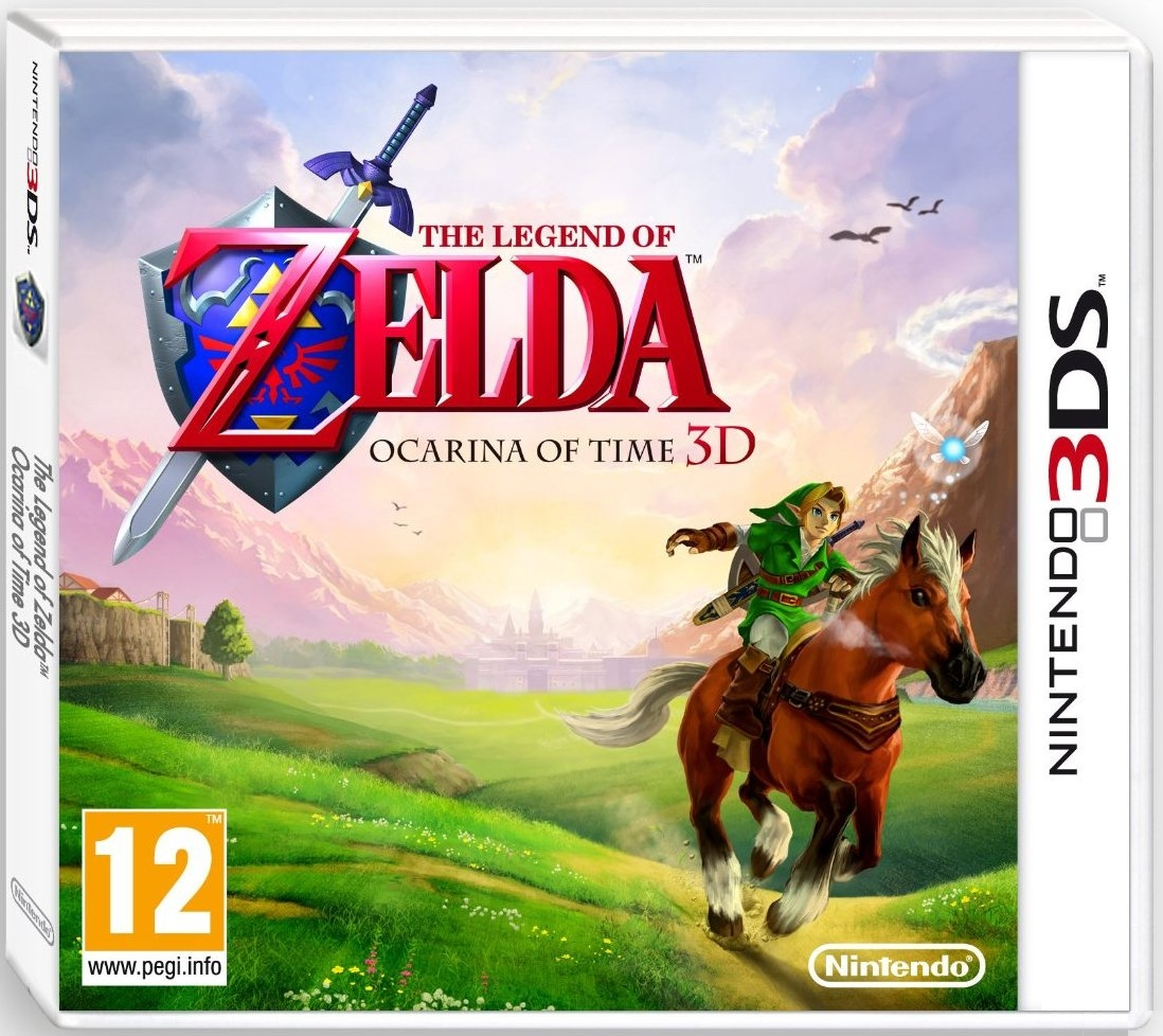 Zelda Ocarina of Time 3D Euro box art owns North America's - Nintendo ...