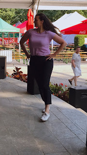 Rock'n'Roll im Kurpark Bad Sauerbrunn Boutique new : vintage Probe Modenschau Christina Palfy