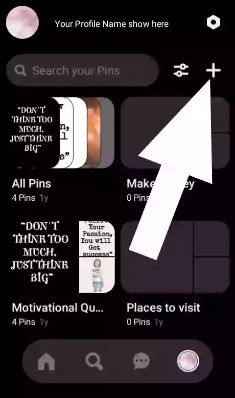 Pinterest par photo kaise dale
