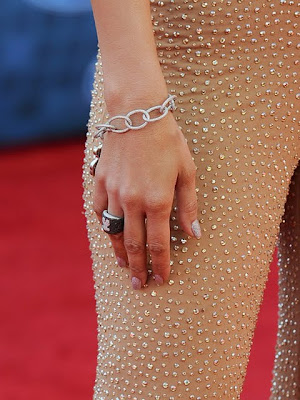 Jennifer Lopez Gemstone Cocktail Ring