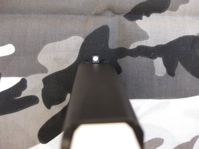 220 front sight in white