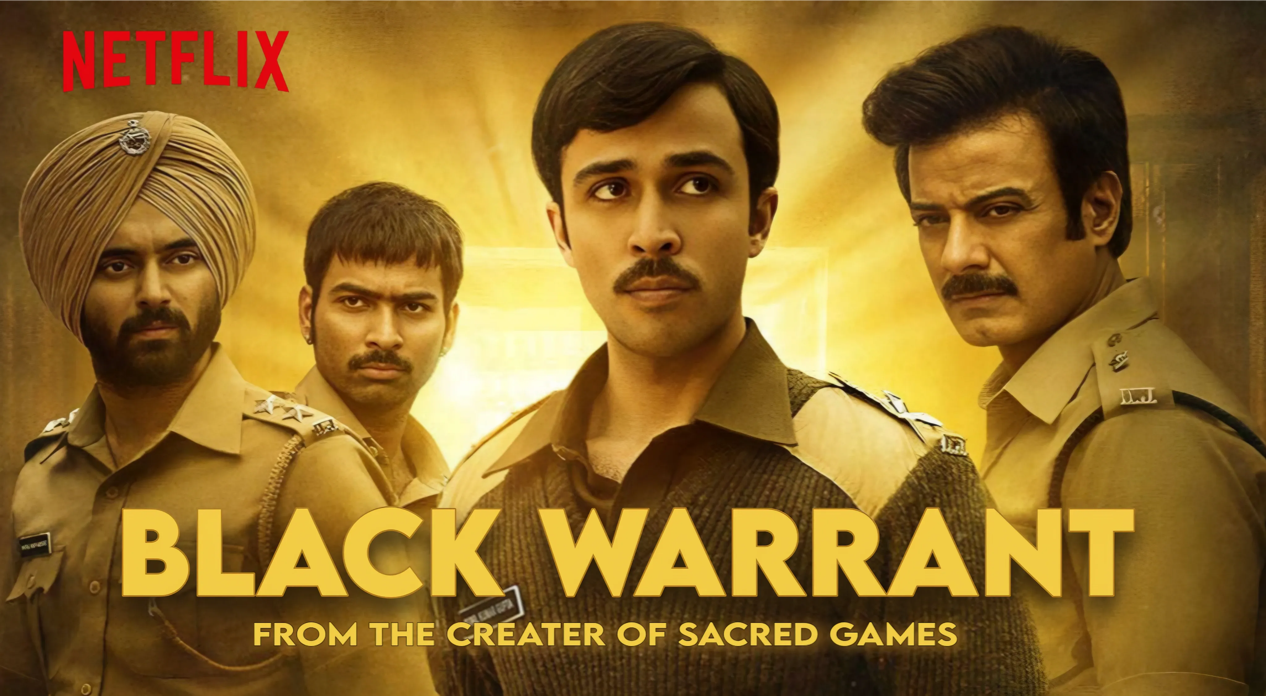 Black warrant web series netflix official poster landscape