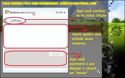 messenger no meu blog