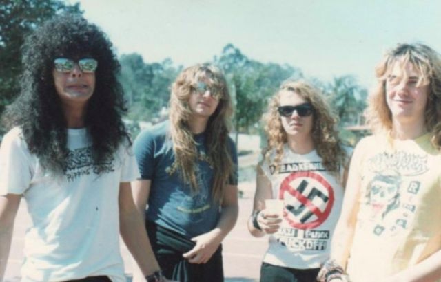 Fotografías de fans del Heavy Metal en los años 80