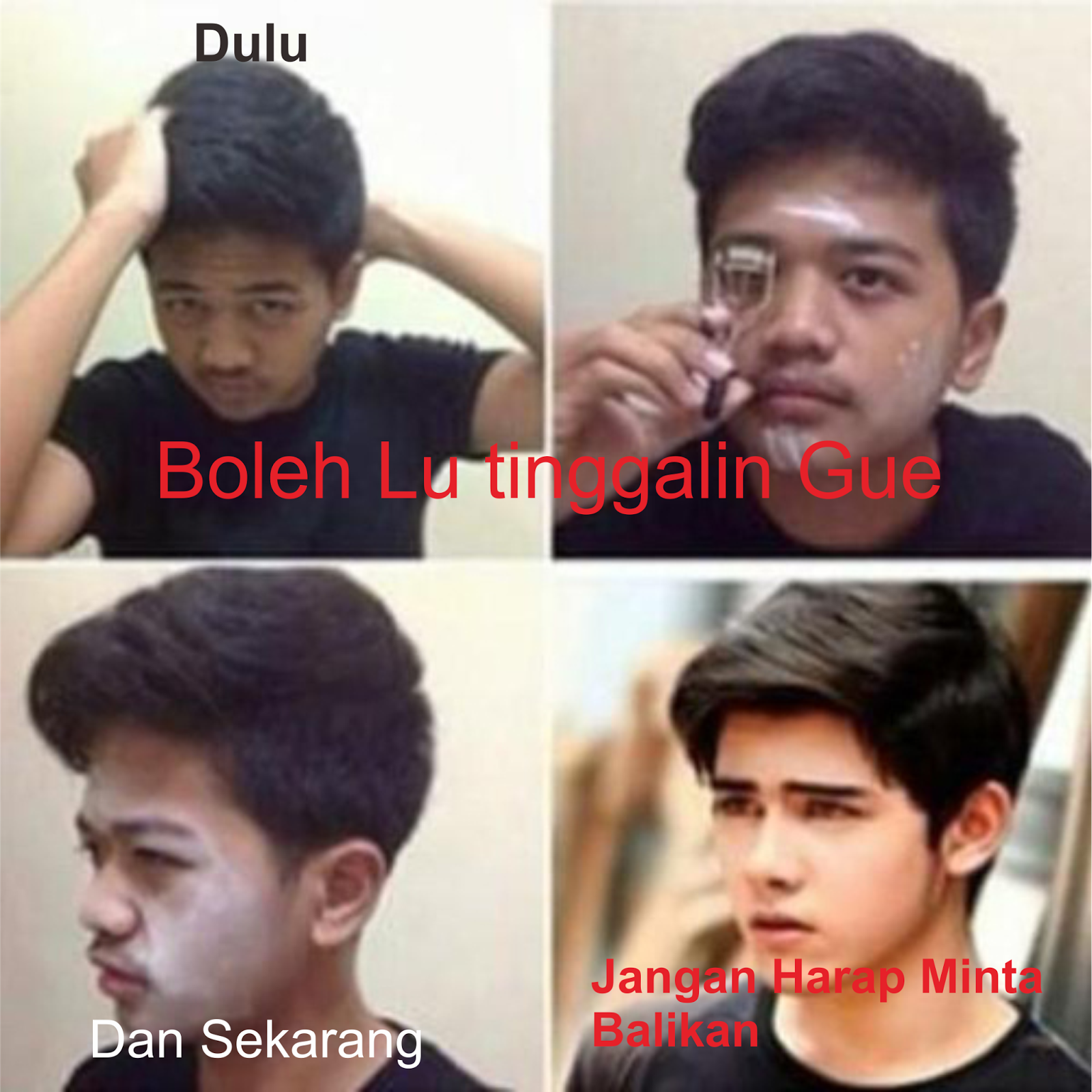 Aku Maafin Balasan Meme Kocak Dear Mantan Dulu Sekarang