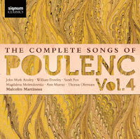 The complete songs of Poulenc - volume 4