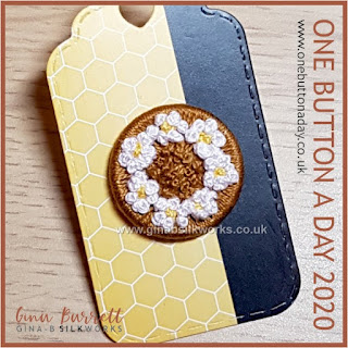 One Button a Day 2020 by Gina Barrett - Day 97 : Blackthorn