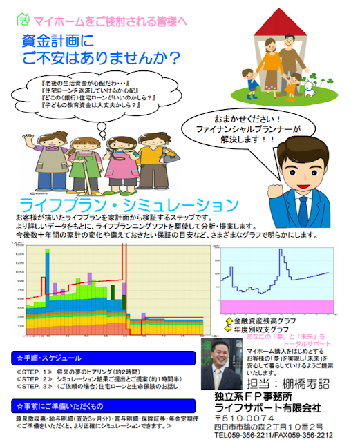 ＦＰ相談　三重県　棚橋先生　みのや