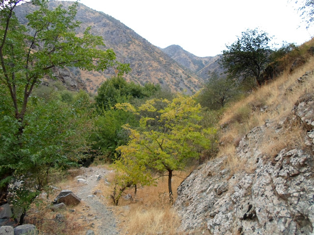 Поход в ущелье на 22 километре, Варзоб, горы Таджикистана