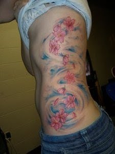 Side Body Tattoo Ideas With Cherry Blossom Tattoo Designs With Image Side Body Cherry Blossom Tattoo For Women Tattoo
