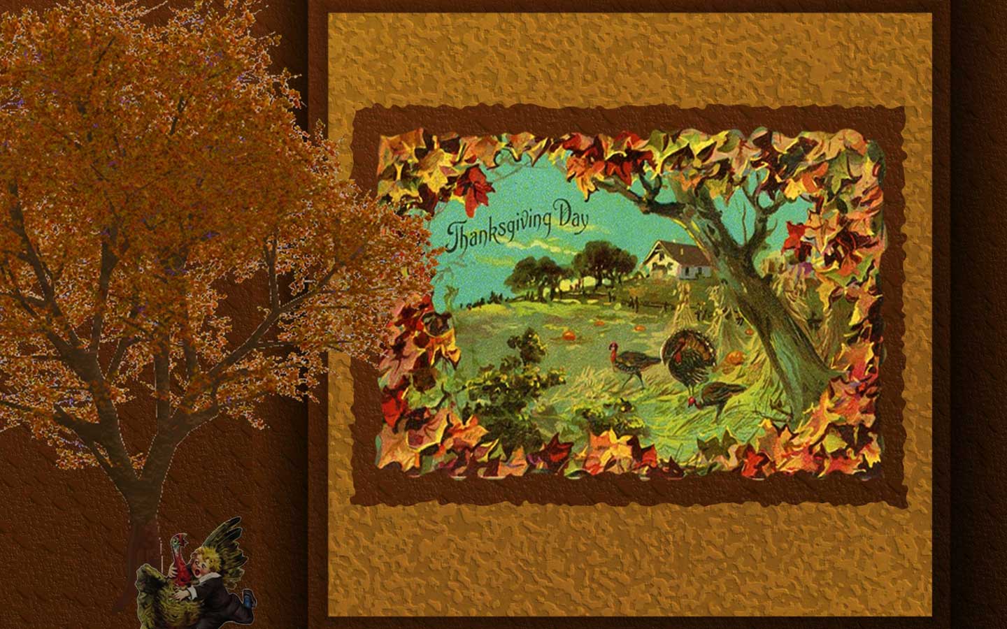 hd free desktop background: Thanksgiving Computer Wallpaper