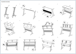 Thomann's instruction sheet