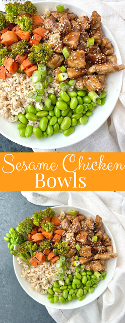 Sesame Chicken Bowls recipe