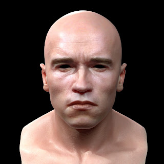 Arnold Schwarzenegger head 3D model