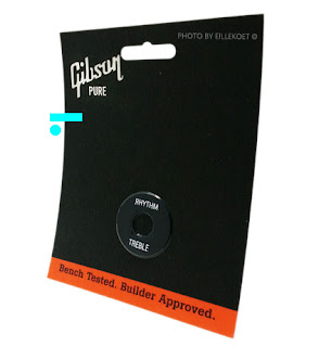 Gibson Switchwasher.Black with White Imprints