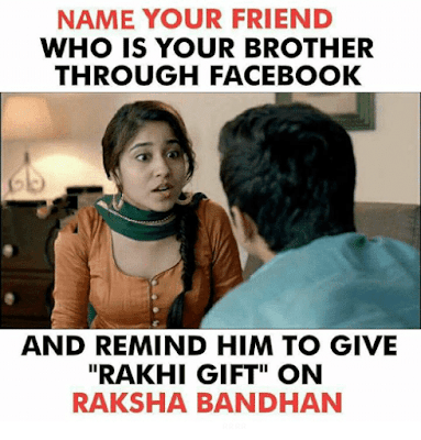 Best  memes messages on Rakshabandhan (Rakhi)