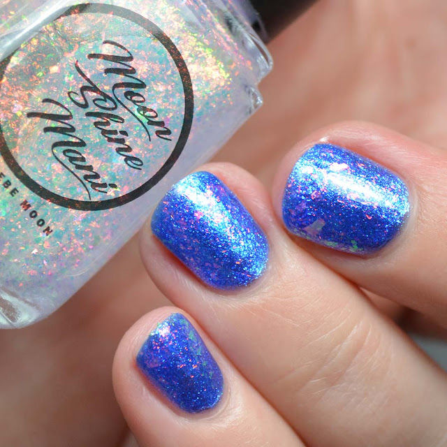 chameleon flakie nail polish topper