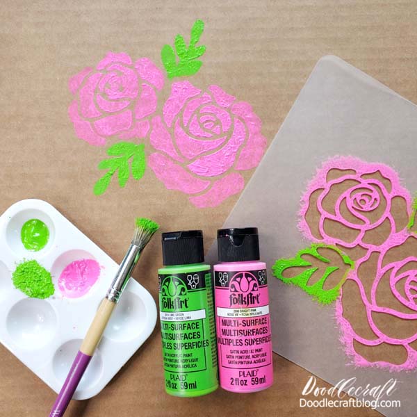 How to Make Stencils with Dollar Tree Cutting Boards!  Make the perfect paint stencils using cutting boards from Dollar Tree.   I love making my own reusable stencils, but stencil material can get pricy--Dollar Tree crafts are the BEST!   I love finding things at the dollar store that I can use for something entirely different than its intended purpose.