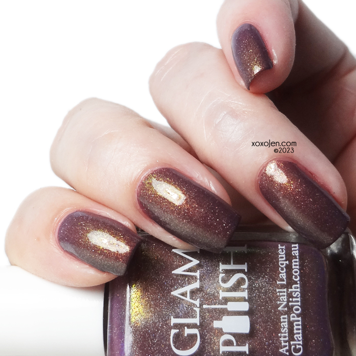 xoxoJen's swatch of Glam Polish Thing, You’re A Handful.